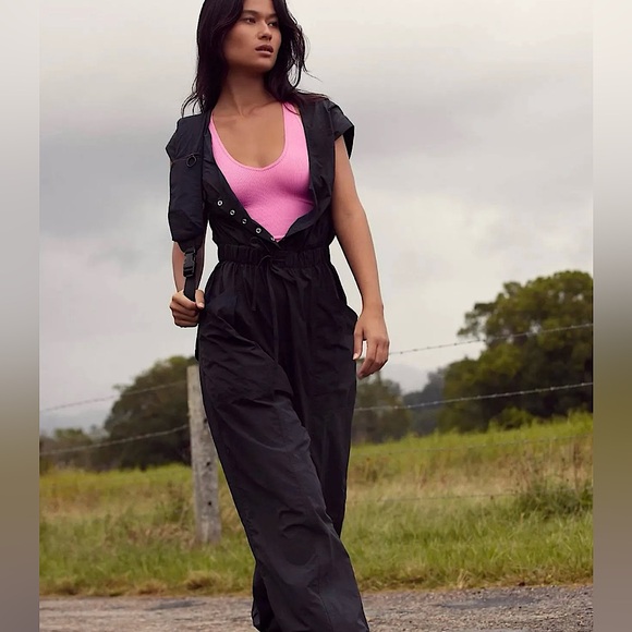 NEW Free People Movement Fly By Night Onesie - Picture 1 of 10